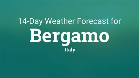 bergamo weather forecast